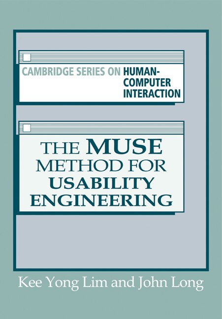 Front cover_The Muse Method for Usability Engineering