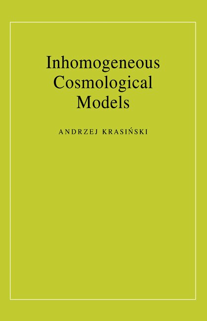 Front cover_Inhomogeneous Cosmological Models