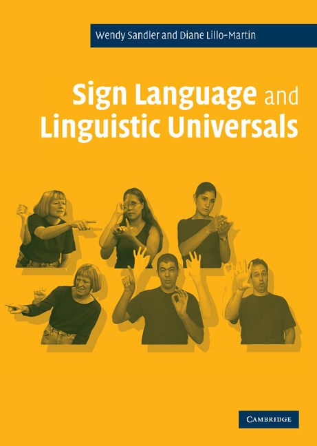 Couverture_Sign Language and Linguistic Universals