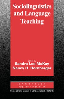 Front cover_Sociolinguistics And Language Teaching