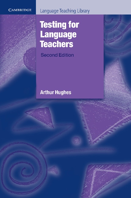 Front cover_Testing For Language Teachers