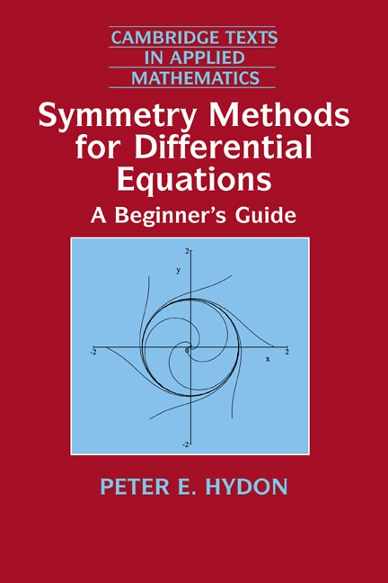 Front cover_Symmetry Methods For Differential Equations