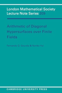 Front cover_Arithmetic of Diagonal Hypersurfaces Over Finite Fields