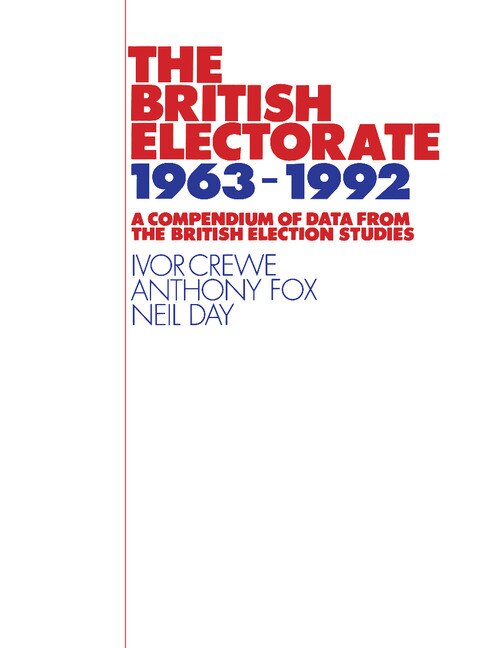 Couverture_The British Electorate, 1963–1992