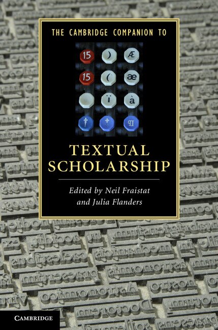 Front cover_The Cambridge Companion to Textual Scholarship