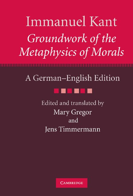 Front cover_Immanuel Kant: Groundwork of the Metaphysics of Morals