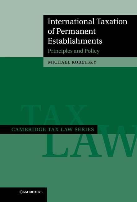 Front cover_International Taxation of Permanent Establishments