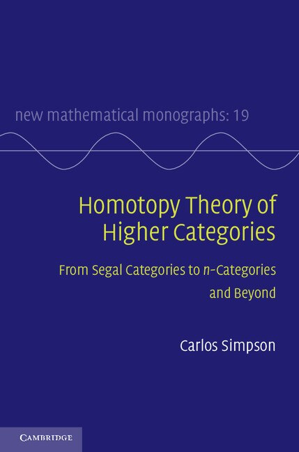 Front cover_Homotopy Theory of Higher Categories
