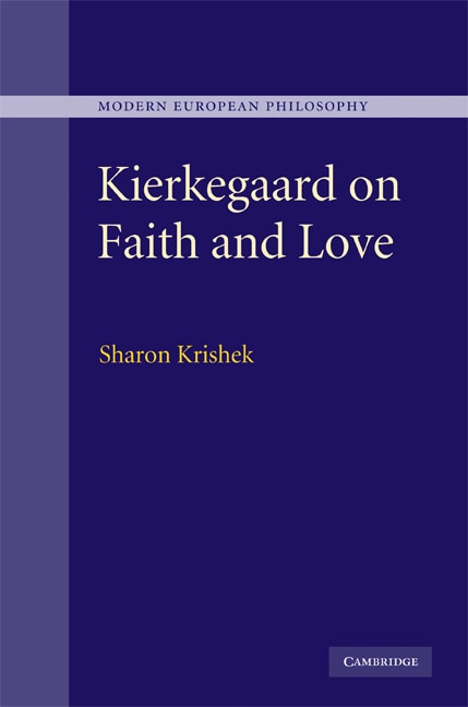 Couverture_Kierkegaard on Faith and Love