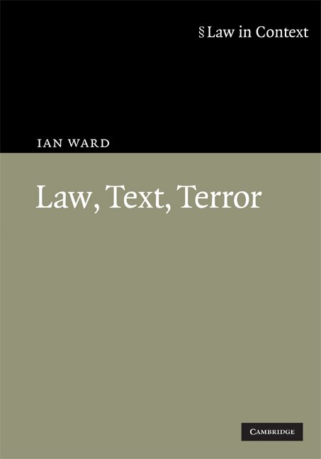 Couverture_Law, Text, Terror