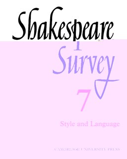Front cover_Shakespeare Survey
