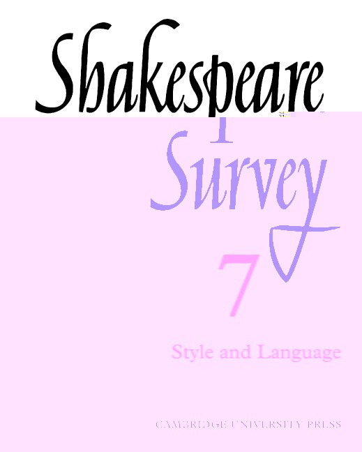 Front cover_Shakespeare Survey