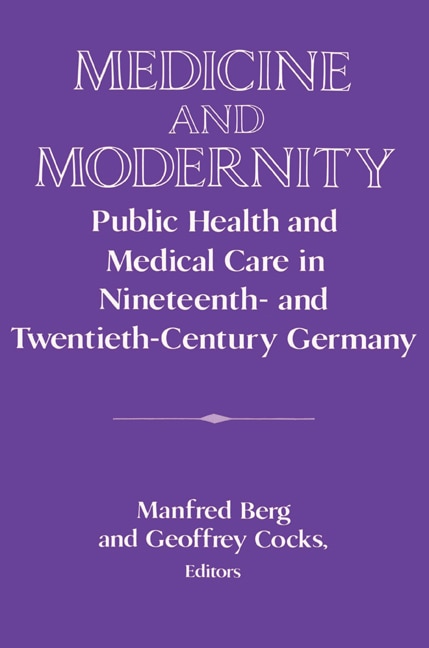 Front cover_Medicine and Modernity