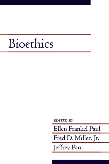 Couverture_Bioethics: Volume 19, Part 2