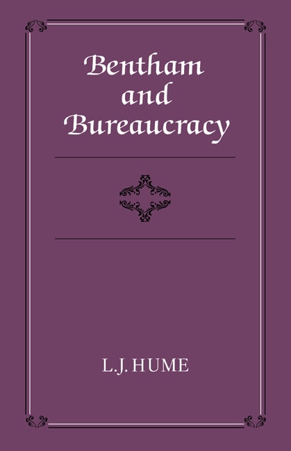 Front cover_Bentham And Bureaucracy