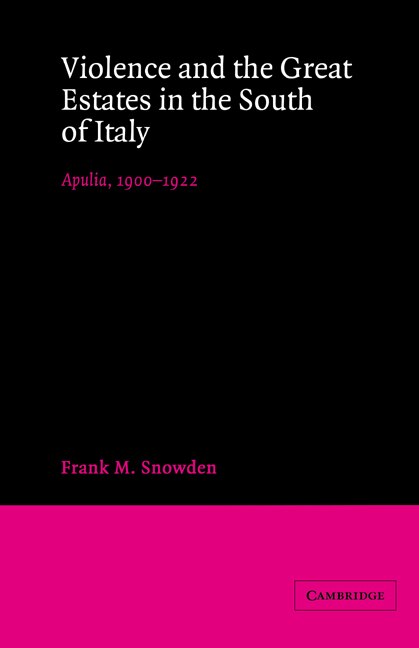 Front cover_Violence and the Great Estates in the South of Italy