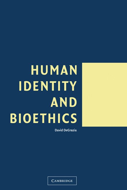 Front cover_Human Identity and Bioethics