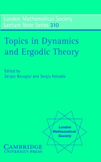 Front cover_Topics in Dynamics and Ergodic Theory