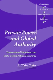 Couverture_Private Power and Global Authority