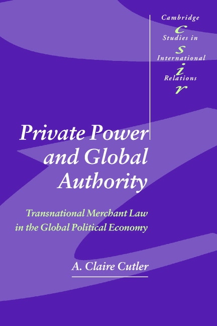 Couverture_Private Power and Global Authority