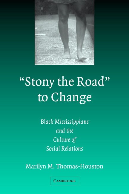 Front cover_'stony The Road' To Change