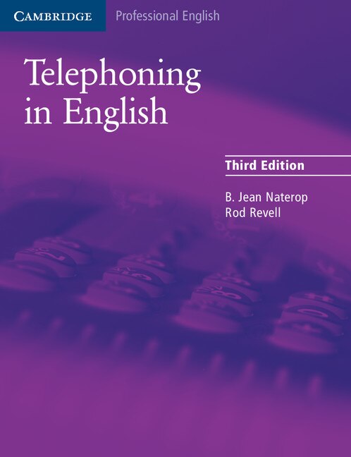 Front cover_Telephoning In English Pupil's Book