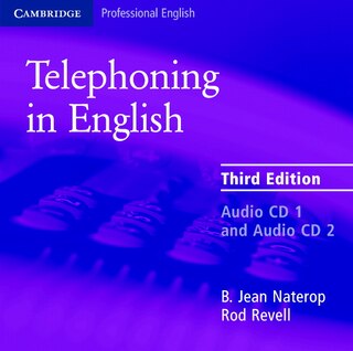 Front cover_Telephoning in English Audio CD