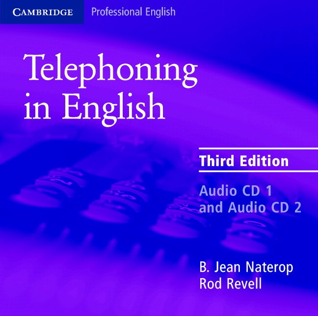 Front cover_Telephoning in English Audio CD