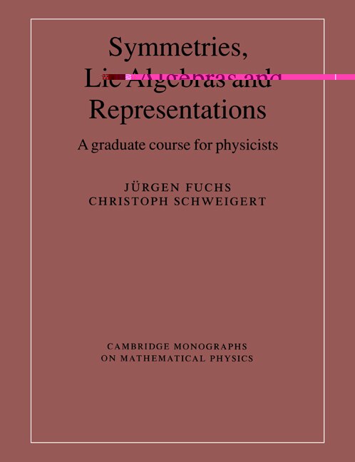 Front cover_Symmetries, Lie Algebras and Representations