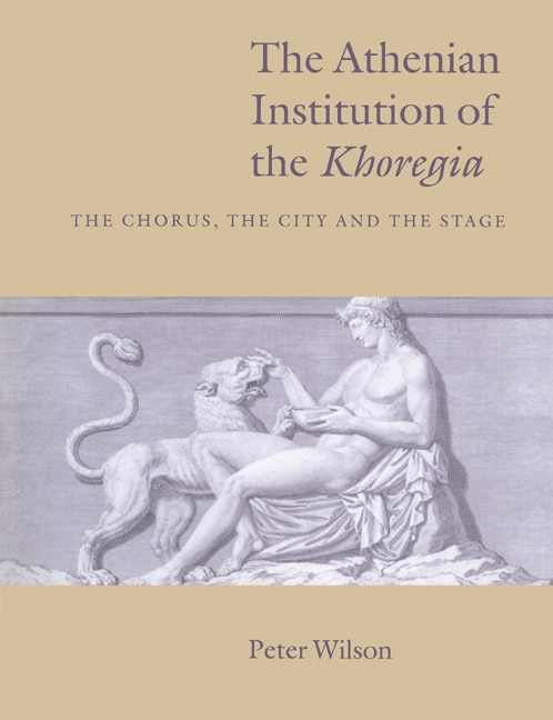 Front cover_The Athenian Institution of the Khoregia
