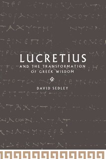 Couverture_Lucretius And The Transformation Of Greek Wisdom