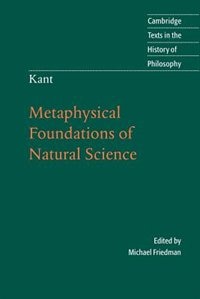 Front cover_Kant: Metaphysical Foundations of Natural Science