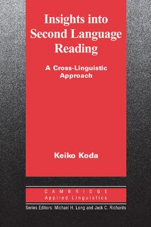Front cover_Insights Into Second Language Reading