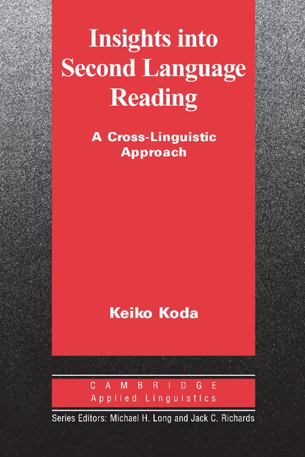 Front cover_Insights Into Second Language Reading