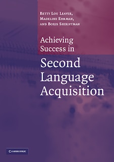 Couverture_Achieving Success in Second Language Acquisition