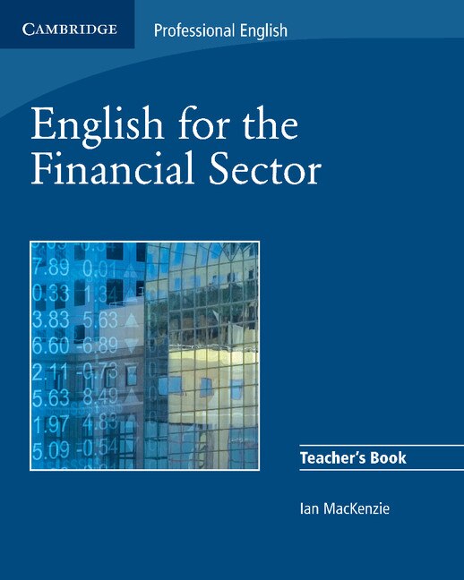 Couverture_English For The Financial Sector Teacher's Book