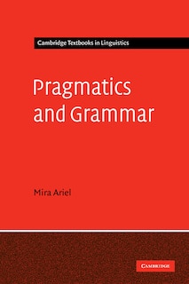 Couverture_Pragmatics and Grammar