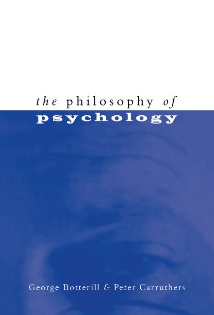 Front cover_The Philosophy Of Psychology