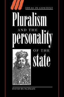 Front cover_Pluralism and the Personality of the State