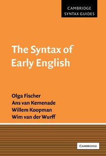 Front cover_The Syntax Of Early English