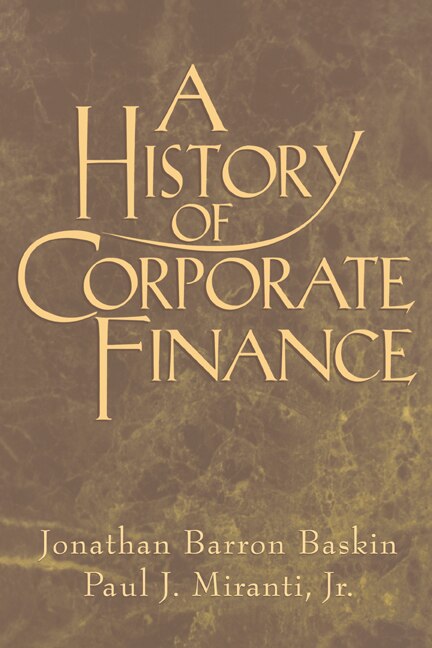 Front cover_A History Of Corporate Finance