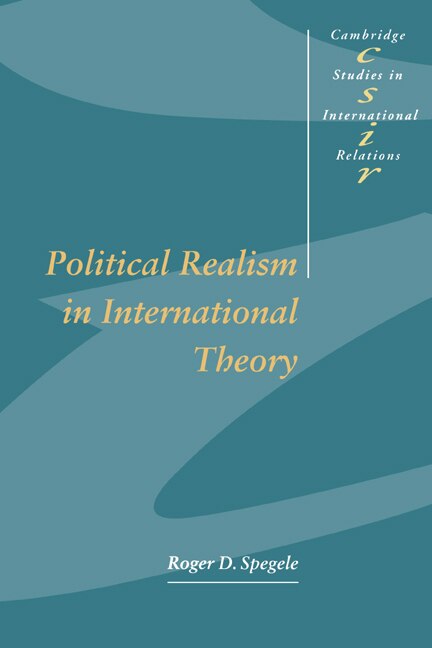 Front cover_Political Realism in International Theory