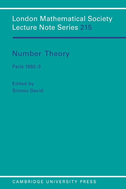 Couverture_Number Theory