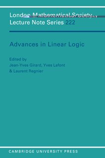 Front cover_Advances In Linear Logic
