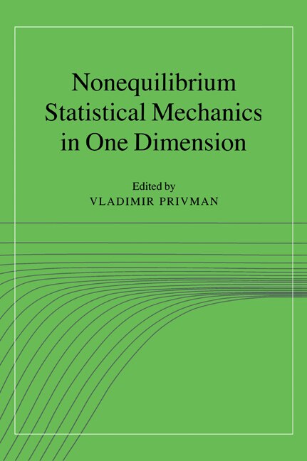 Couverture_Nonequilibrium Statistical Mechanics In One Dimension