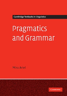 Couverture_Pragmatics and Grammar