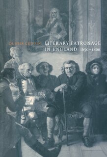 Front cover_Literary Patronage in England, 1650–1800