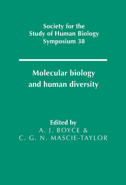 Front cover_Molecular Biology and Human Diversity
