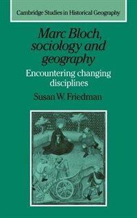 Couverture_Marc Bloch, Sociology and Geography