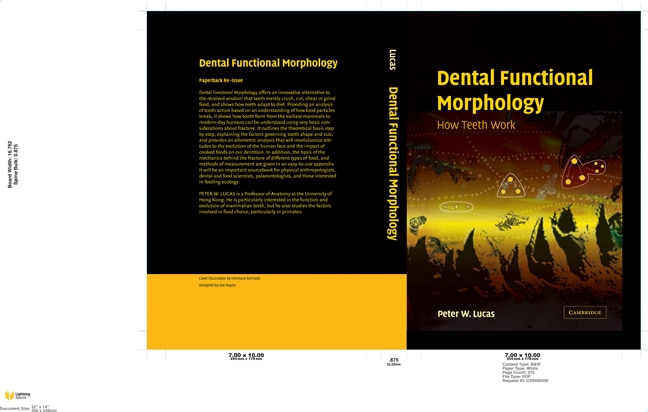 Front cover_Dental Functional Morphology